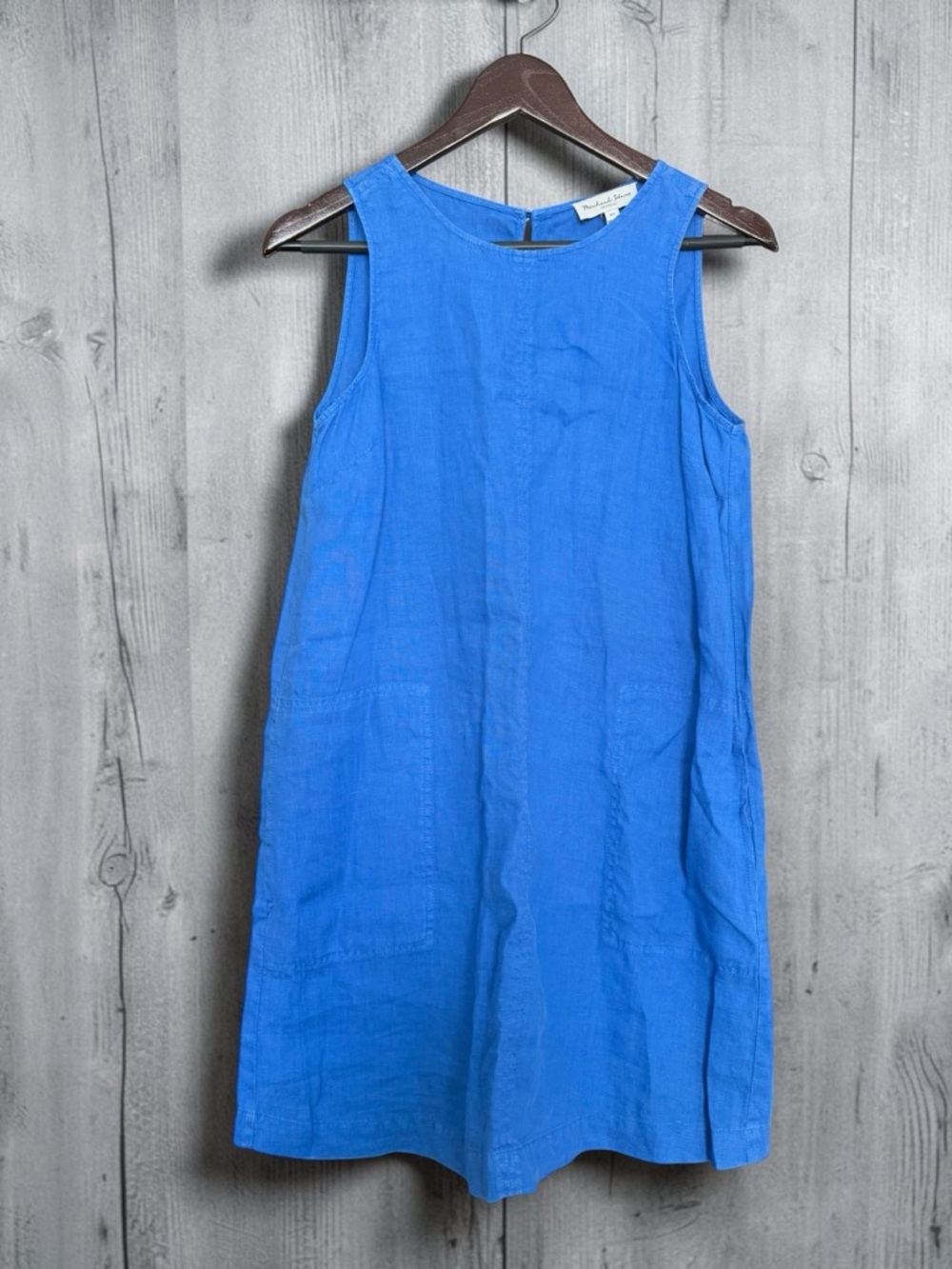 Michael Stars Royal Blue Sleeveless Mini Shift Dress